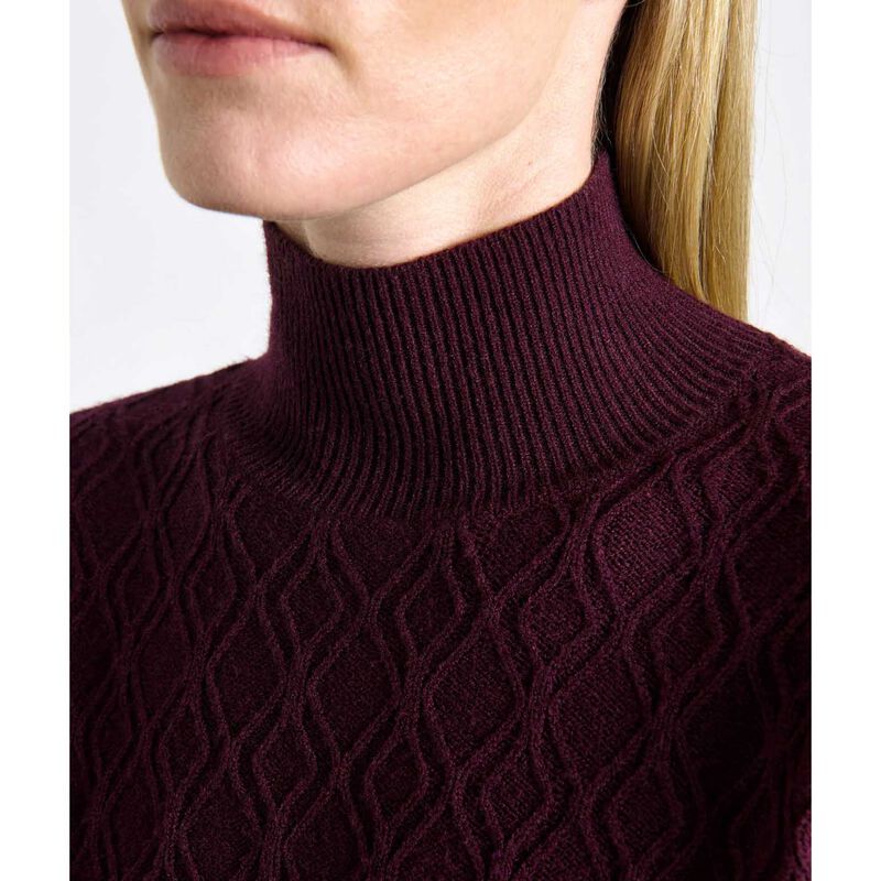 Cue Textured Funnel Neck Sweater image number 2